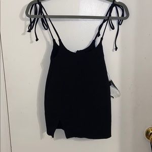 Suspender black skirt